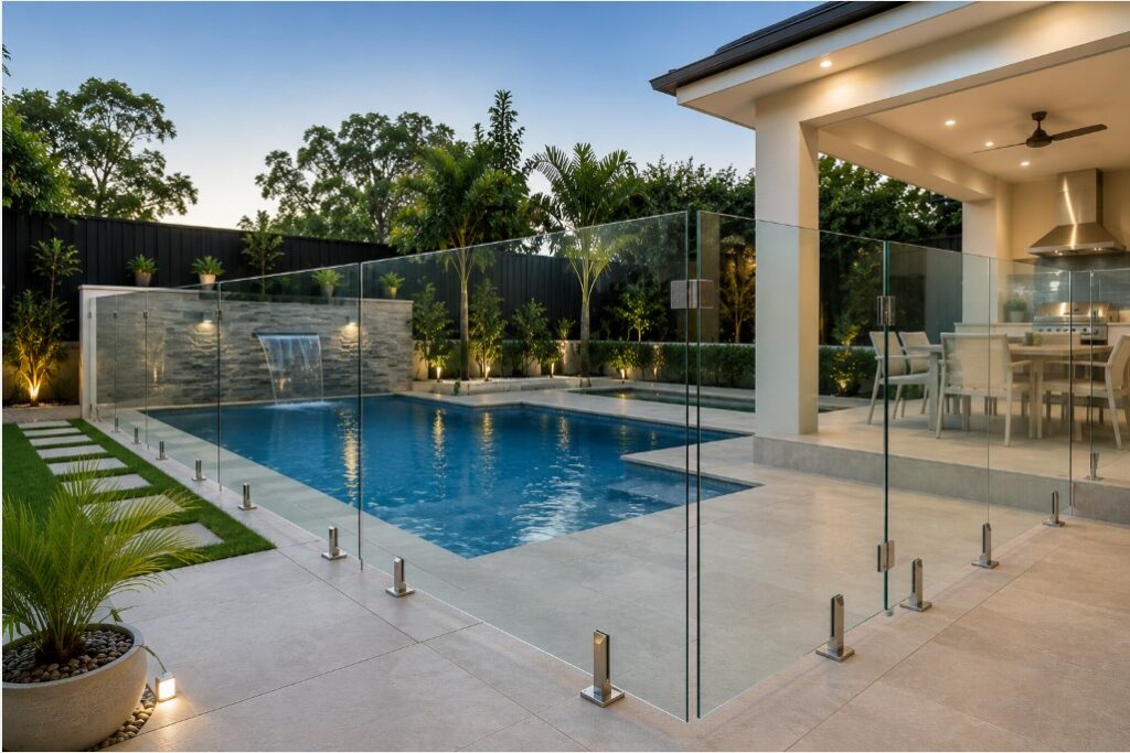 Glass pool fencing installation Northern Beaches NSW