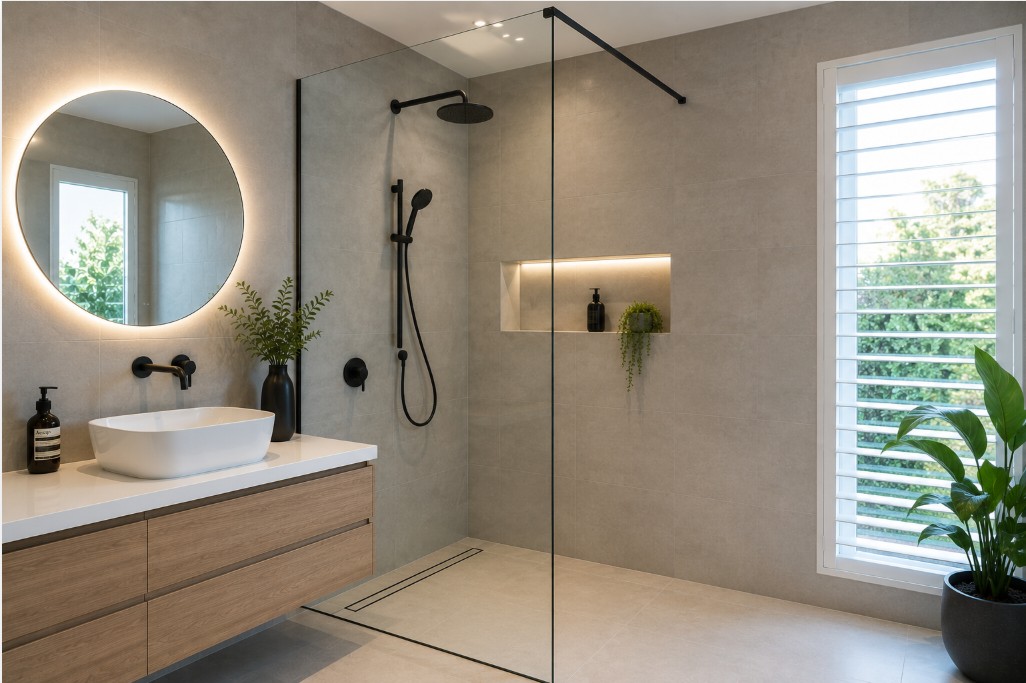 Glass shower screen installation Northern Beaches NSW