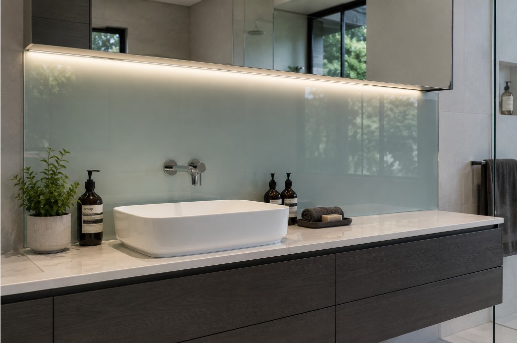 Bathroom splashback installation Northern Beaches NSW