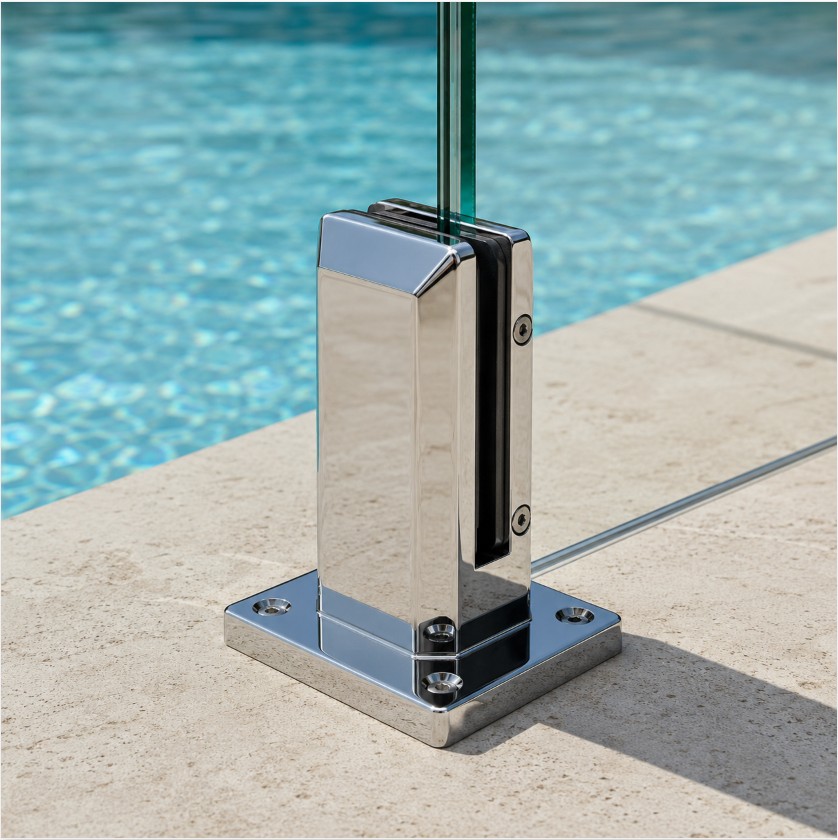 Chrome swimming pool spigots Northern Beaches NSW