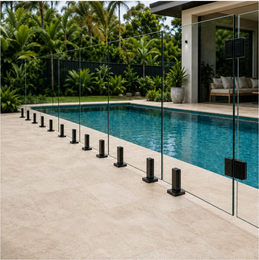 Frameless glass pool fencing Bilgola Plateau QLD