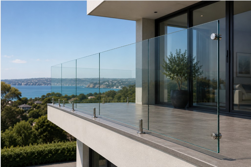 Glass balustrade installing Northern Beaches NSW
