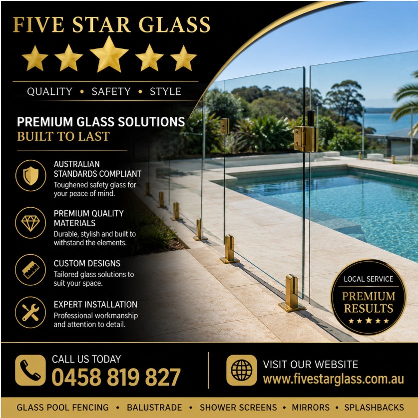Glass pool fence installation Newport NSW
